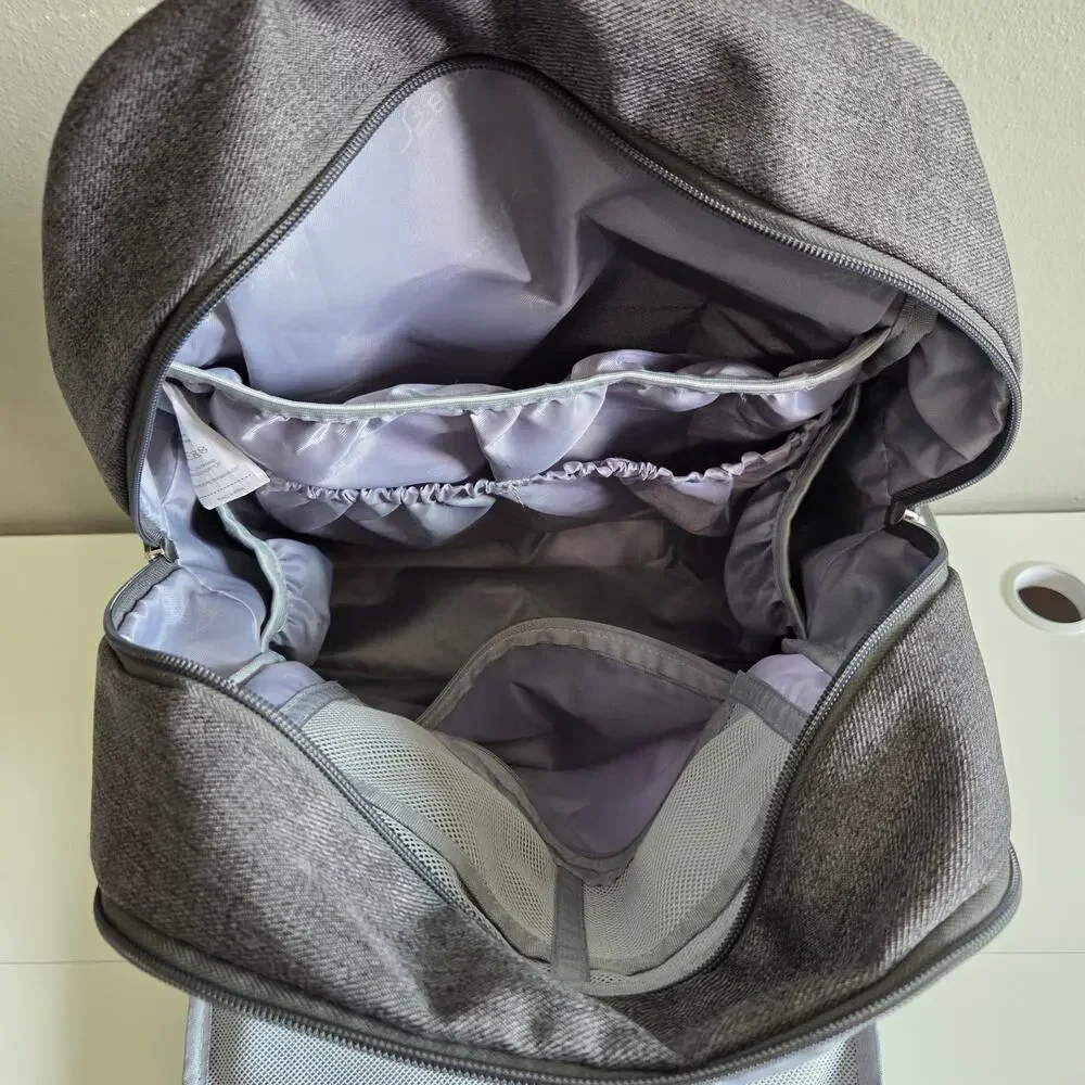 BabbleRoo Gray Baby Diaper Bag Backpack Unisex